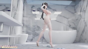 3D animated adult anime: Zhenhai 3D Chinese Comics' pure dance video