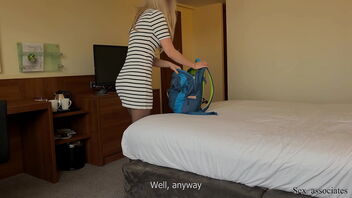 Stepmother and son’s prohibited passion in a hotel room