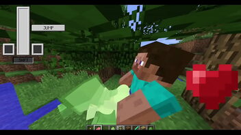 Minecraft slime girl's erotic experience.