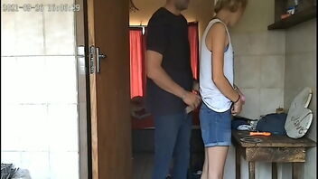 Real homemade video of wifey confronting husband with 18-year-old doll next door.