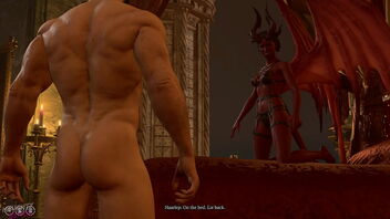 Succubus seduces in this XXX-rated video of Baldur's Gate