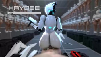 Haydee the Seductive robot: Three dimensional Porn Parody Clips Compilation