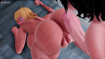 3D animated porn: Big knockers and ass get fucked hard