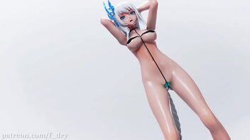 Venom Micro bikini clad MMD R18 Kawaii Hammer - 2D porn video