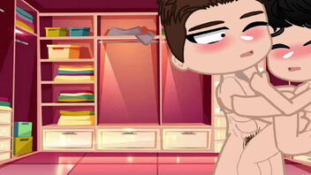 Larry and Stylinson’s hot gay scene in a 1D Gacha video with a bonus mini scene.