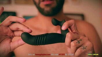 Free full video of me trying out HoneyPlayBox ROYAL Prostate Massager, hands-free and intense pleasure.